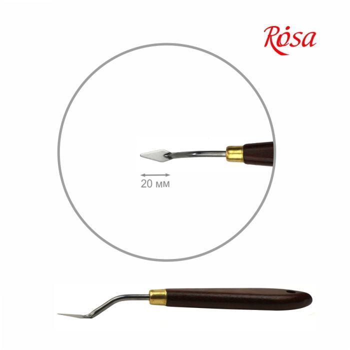 Мастихин Rosa Gallery CLASSIC 37 довжина 2см, ромб міні Фото