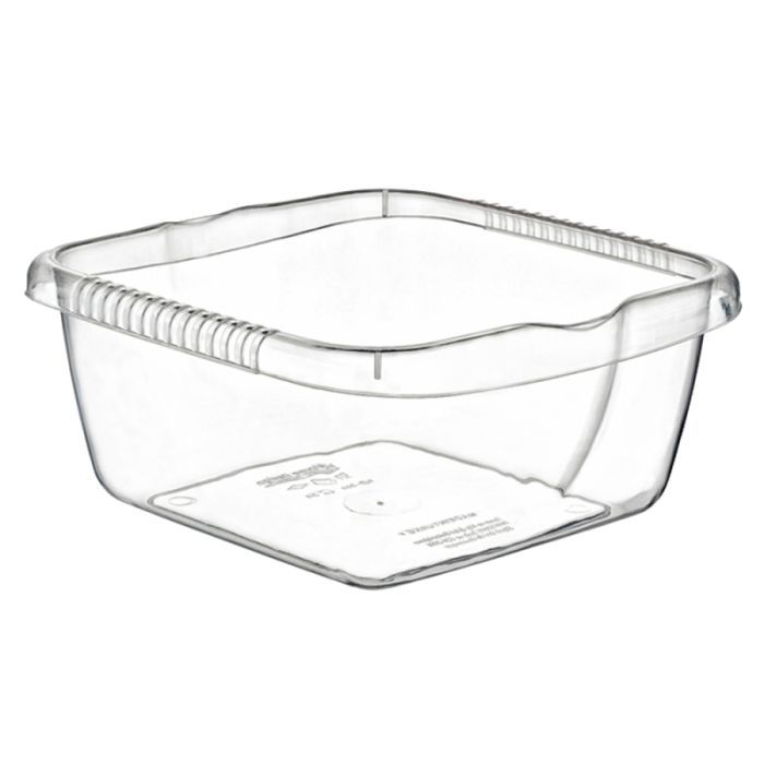Таз Irak Plastik Квадратный Прозрачный 4.5 л Фото