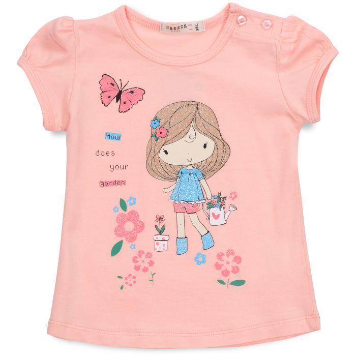 Футболка детская Breeze з дівчинкою Фото