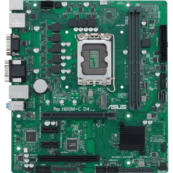 Материнская плата ASUS Pro H610M-C D4-CSM Фото