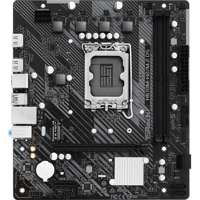 Материнская плата ASRock H610M-H2/M.2 D5 Фото