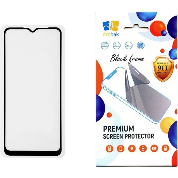 Стекло защитное Drobak Realme C51 Black Фото