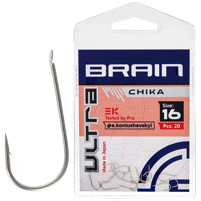 Крючок Brain Ultra Chika 16 (20шт/уп) Фото