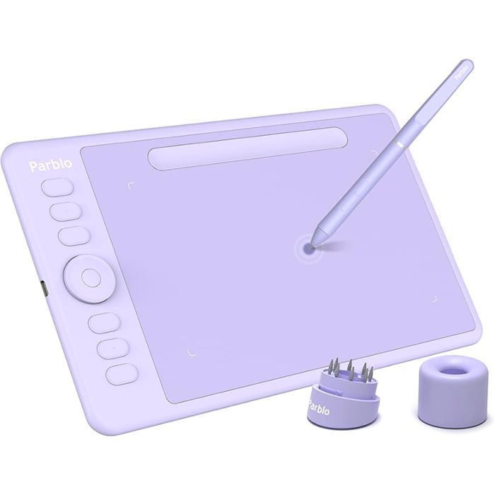 Графический планшет Parblo Intangbo S Violet Фото