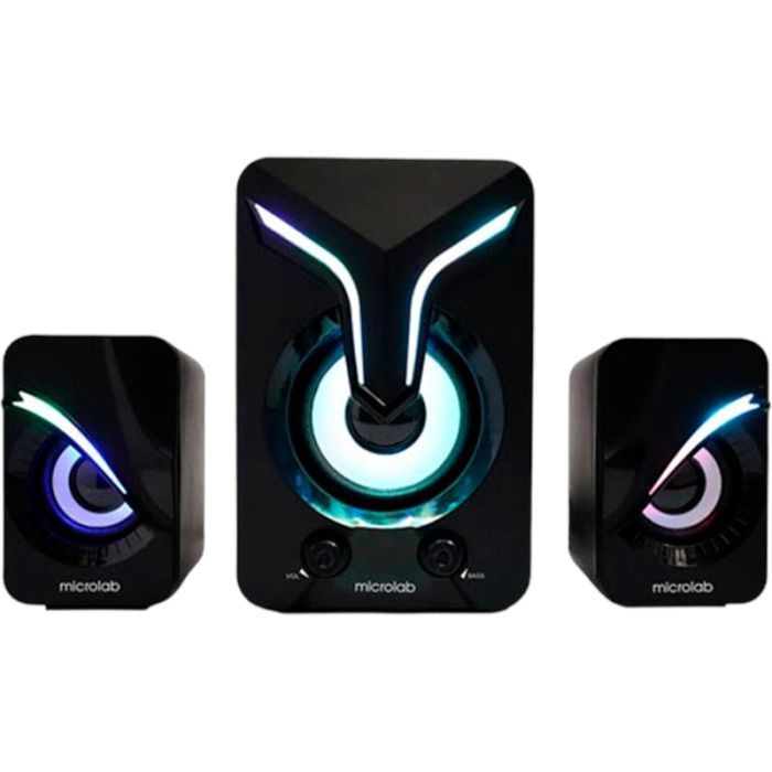 Акустическая система Microlab U-270 LED USB Black Фото