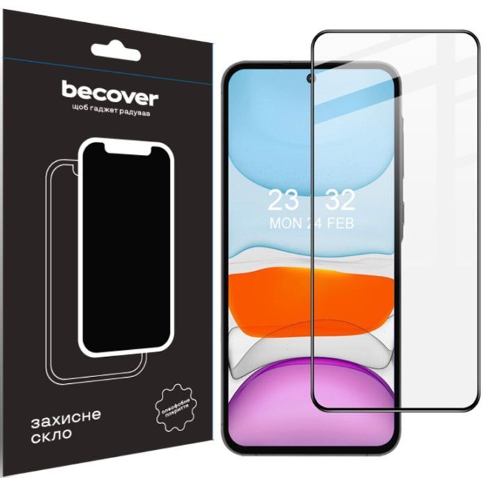 Стекло защитное BeCover Samsung Galaxy A55 5G SM-A556 Black Фото