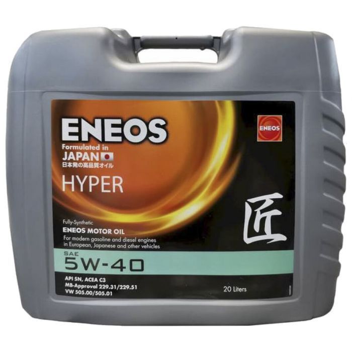 Моторное масло ENEOS HYPER 5W-40 20л Фото
