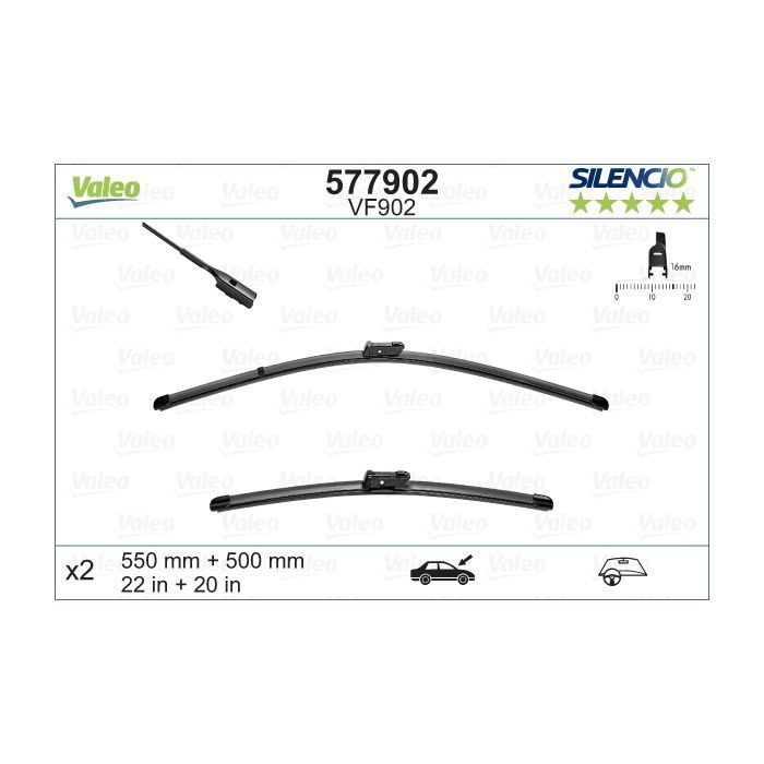 Щетка стеклоочистителя Valeo 577902 Фото