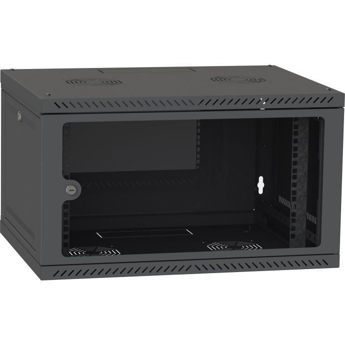 Шкаф настенный Ipcom 6U, 600*350, RAL9005 Фото