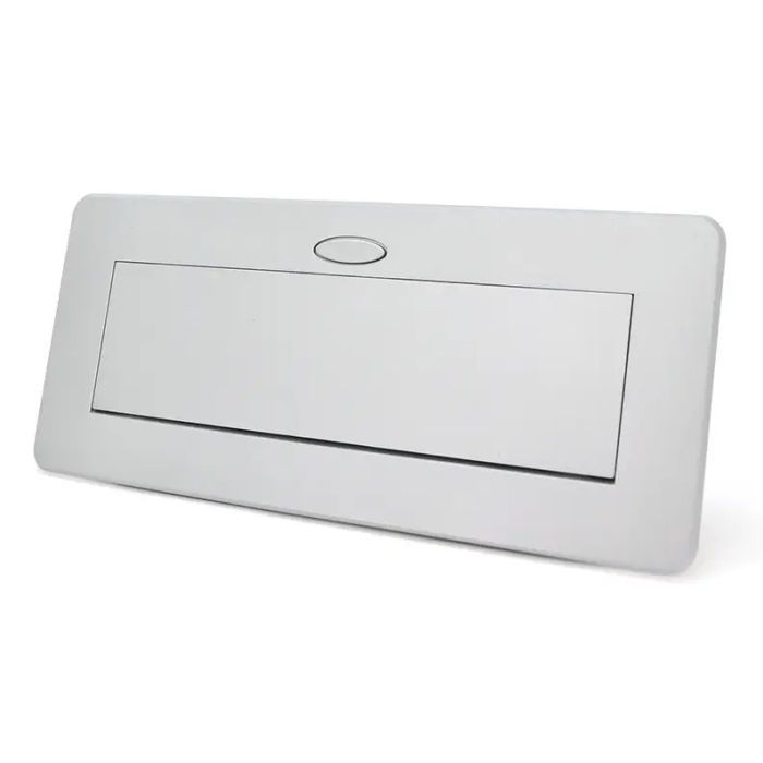 Розетка Voltronic J29L, две розетки + 2*USB, напольная, выдвижная Фото