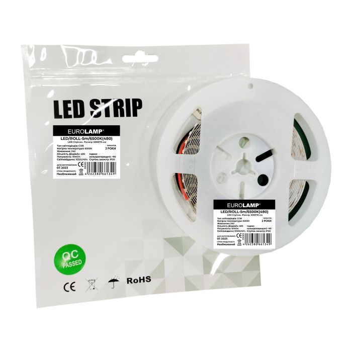 Светодиодная лента Eurolamp LED/ROLL-5m/6500K(480)(5) Фото