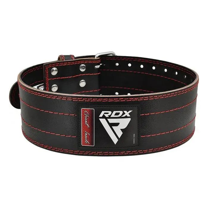 Атлетический пояс RDX для пауерліфтингу RD1 шкіряний Red L Фото