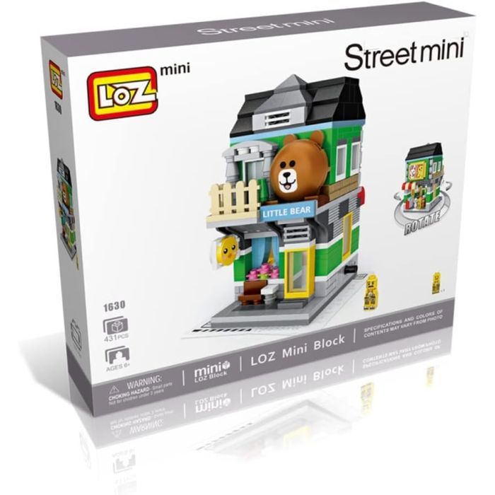 Конструктор LOZ mini Магазин Маленький ведмедик Фото