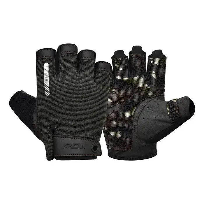 Перчатки для фитнеса RDX T2 Half Brown S Фото