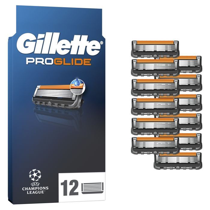 Сменные кассеты Gillette Fusion ProGlide 12 шт. Фото
