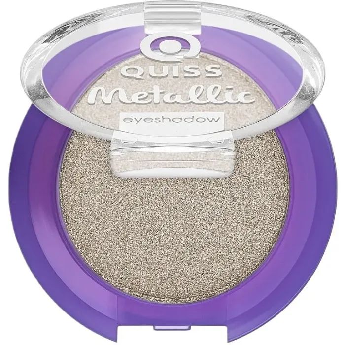 Тени для век Quiss Metallic Eyeshadow 01 Фото