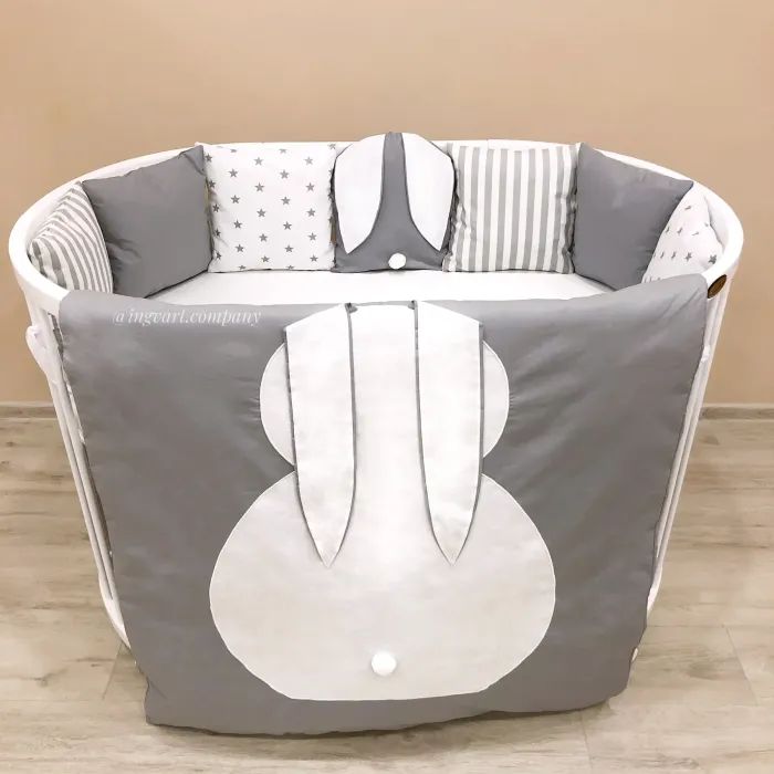 Детский постельный набор Ingvart Зайчик в кроватку Nika Фото