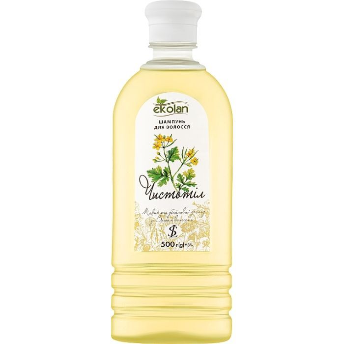 Шампунь Ekolan Чистотел 500 мл Фото