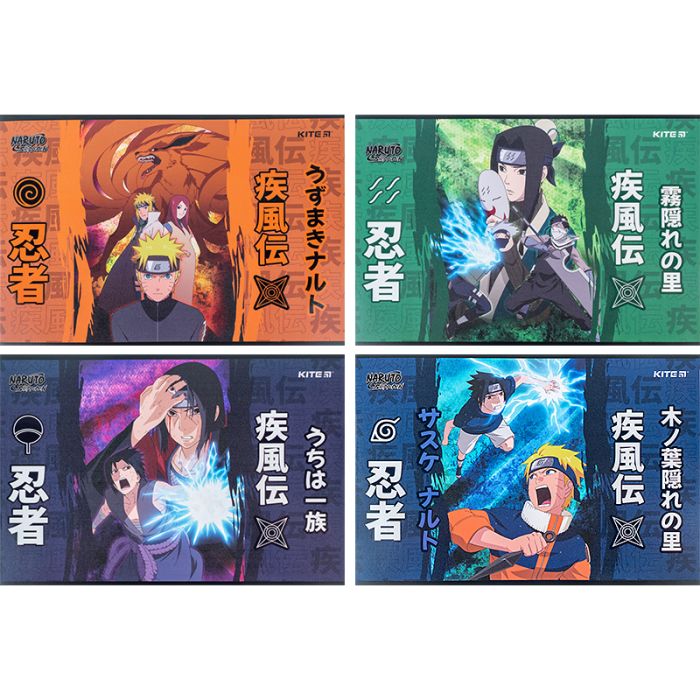 Альбом для рисования Kite Naruto, 12 аркушів Фото