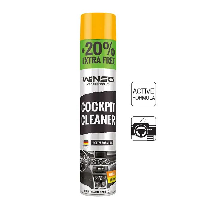 Автополироль WINSO Cockpit Cleaner ваніль 750ml Фото
