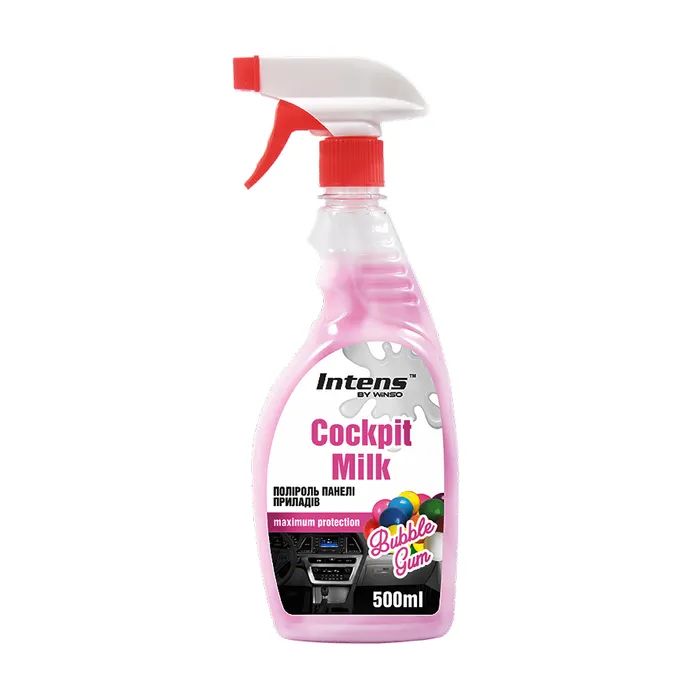 Автополироль WINSO COCKPIT MILK Babble gum 500мл Фото