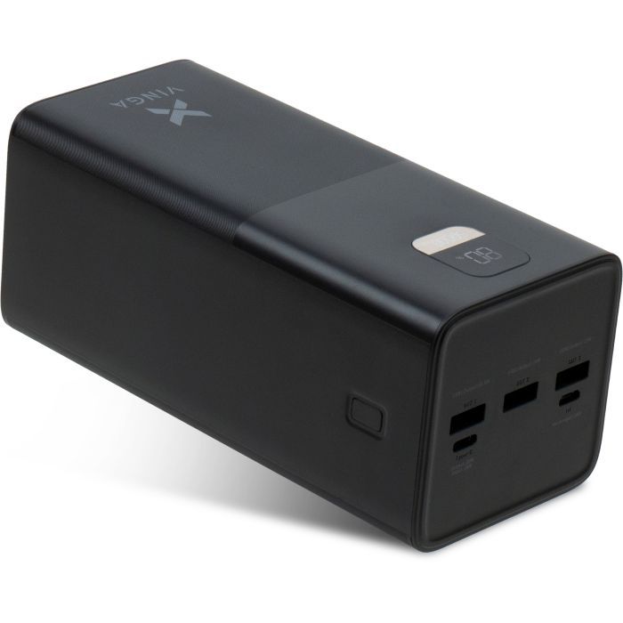 Батарея универсальная Vinga 50000 mAh 22.5W Display Black Фото 1