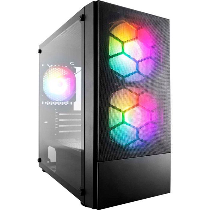 Корпус для ПК 1stPlayer X4-M-2F1P-1F1-BK Фото