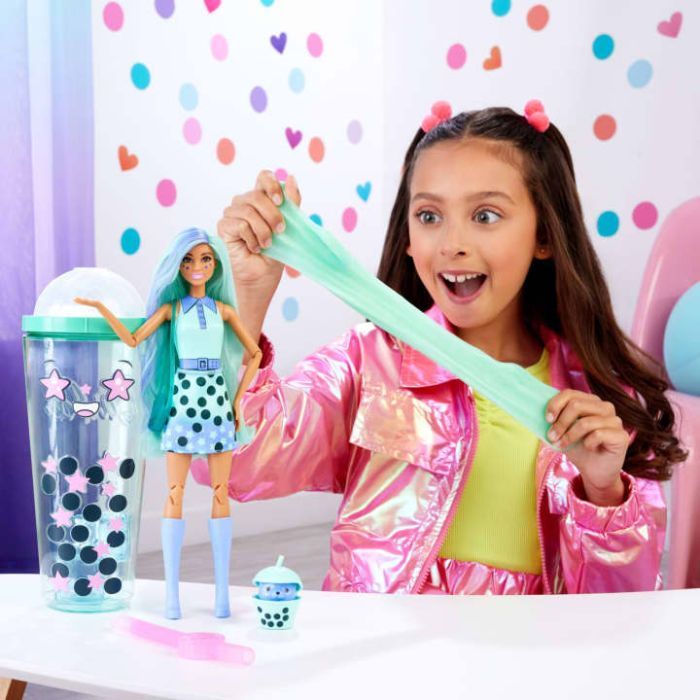 Кукла Barbie Pop Reveal серії Круті Бабл-ті зелений чай Фото 5