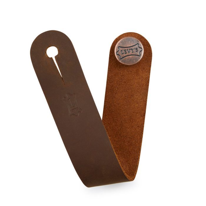 Ремень для гитары Levy's Acoustic Adapter Brown Фото