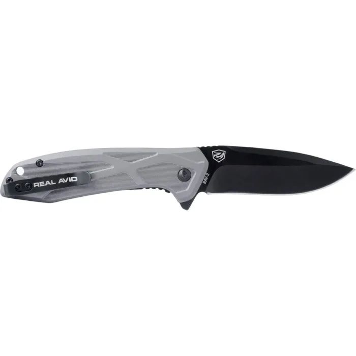 Нож Real Avid RAV-2 Black Oxide Aluminum Gray Фото 1
