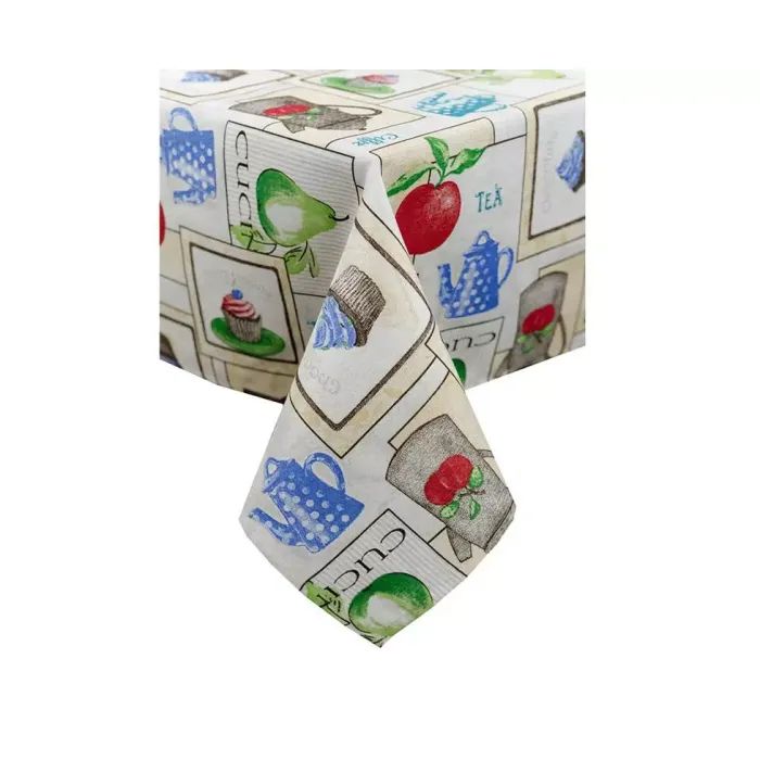 Скатерть Прованс CUPCAKE blue 180х136 Фото