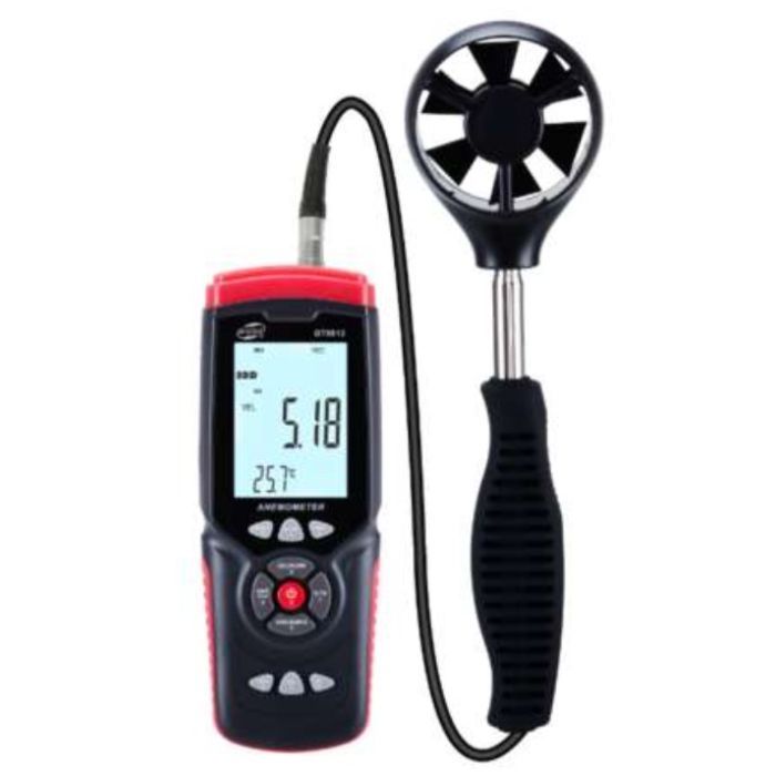 Анемометр Benetech цифровой 0,3-45м/с, 0-45°C, 10-90% Фото