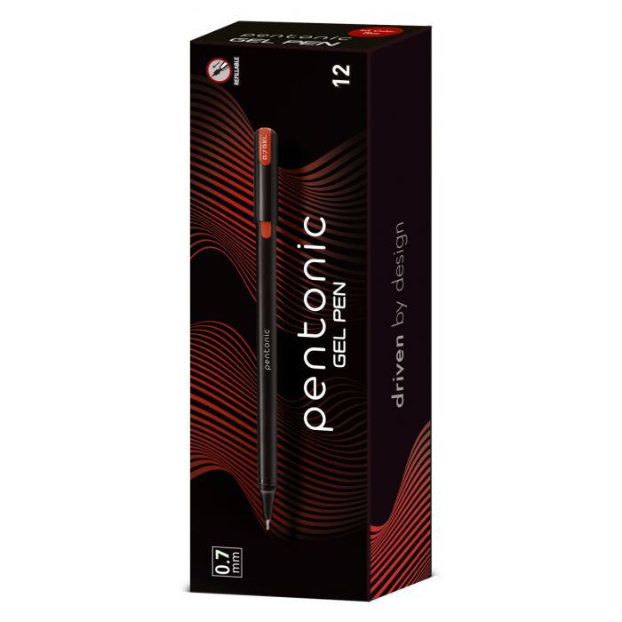 Ручка гелевая LINC Pentonic 0,7 мм коричнева Фото