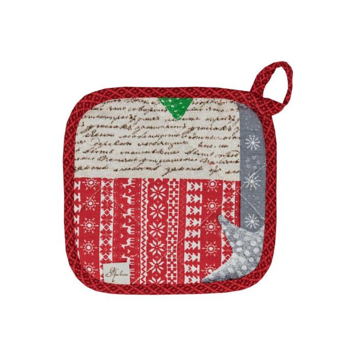 Кухонная прихватка Прованс Merry Christmas 20х20 Фото