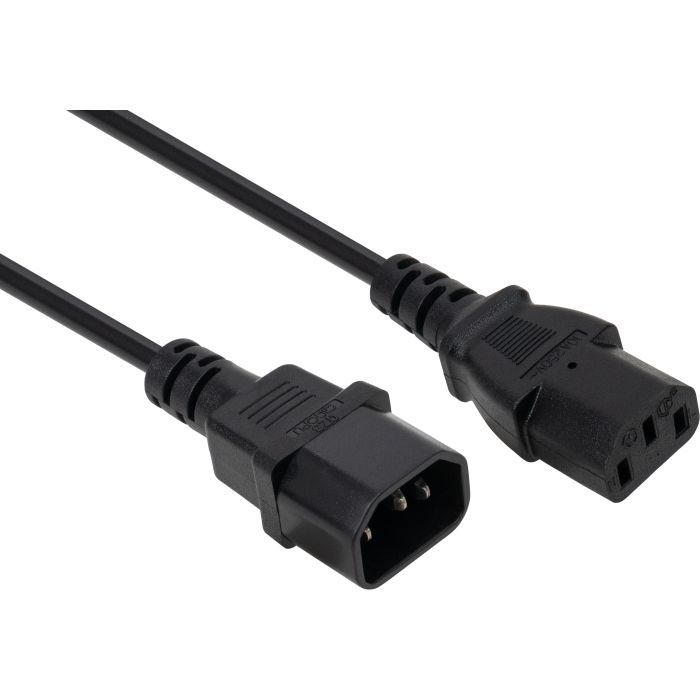 Кабель питания Vinga C13 to C14 3.0m 1mm2 Фото