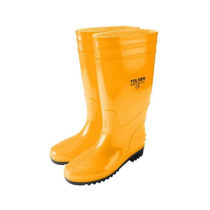 Сапоги рабочие Tolsen 45р. жовті ПВХ/Нітрил Фото