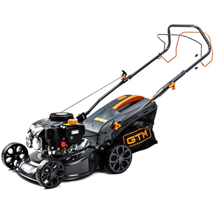 Газонокосилка GTM бензиновая LM42-SP, 4л.с., 42см, 45л, самоходная Фото