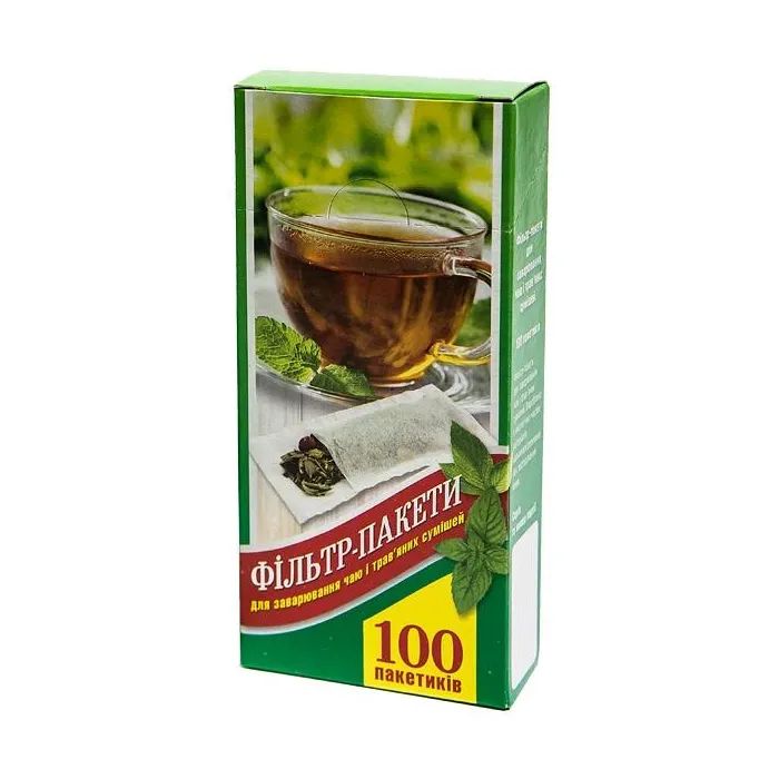 Фильтр-пакеты для чая Romus Эко 6.5х13 см 100 шт. Фото