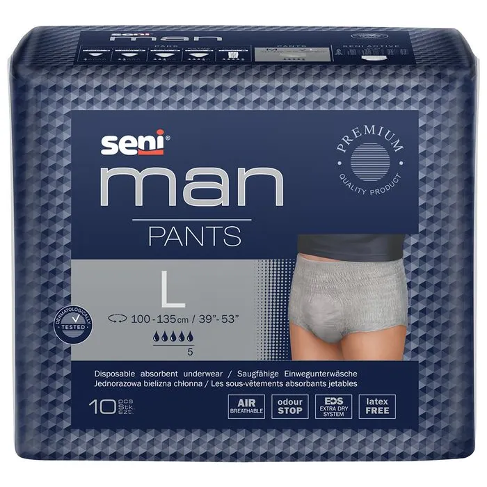 Подгузники для взрослых Seni Man Pants Large 10 шт Фото