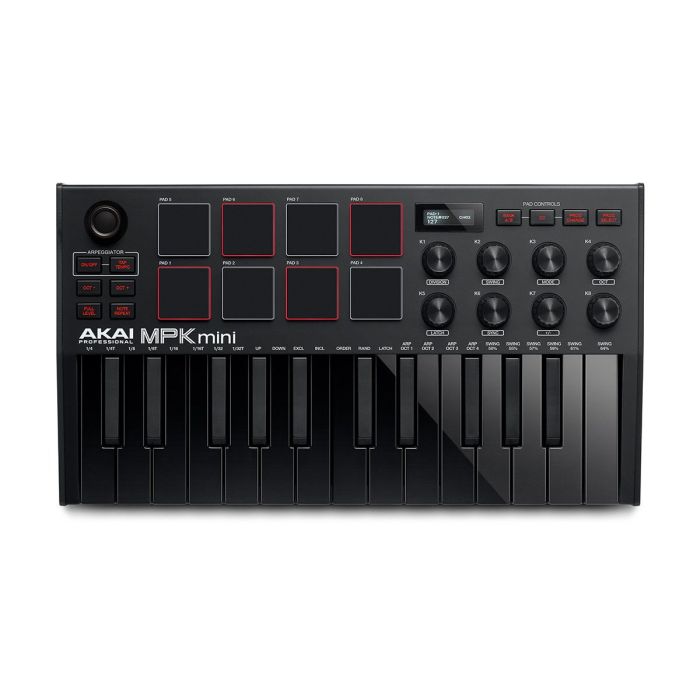 MIDI-клавиатура Akai MPK MINI MK3 Black Фото