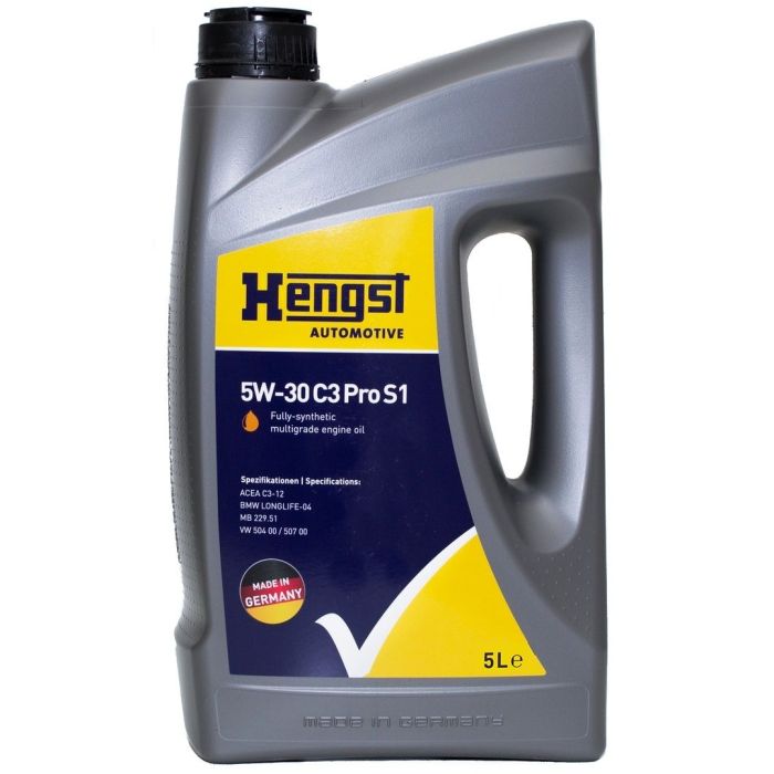 Моторное масло HENGST 5W-30 C3 Pro S1, 5л Фото