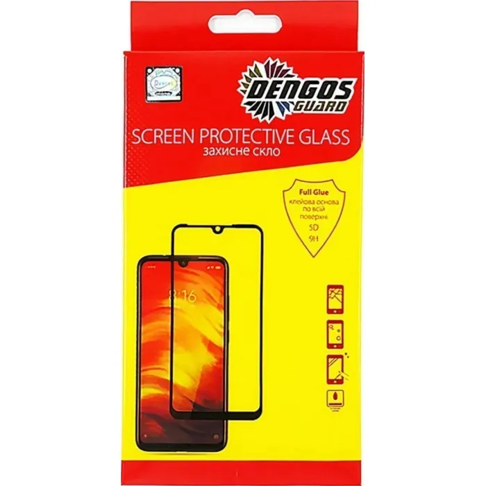Стекло защитное Dengos Full Glue OPPO A3X (black) Фото