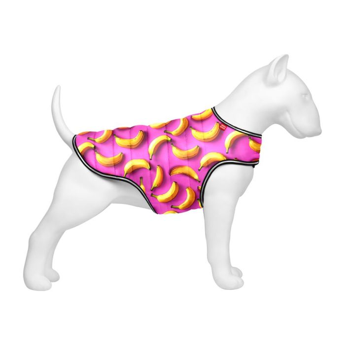 Курточка для животных WAUDOG Clothes Бананы на розовом XXS Фото