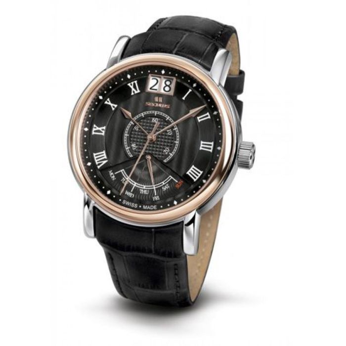 Наручные часы Seculus 4506.3.7003 black, ss-r, black leather Фото