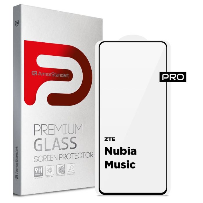 Стекло защитное Armorstandart Pro ZTE Nubia Music Black Фото