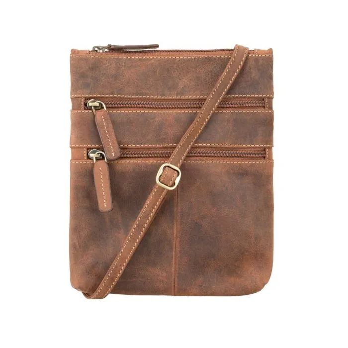 Сумка Visconti 18606 Slim Bag Oil Tan Фото