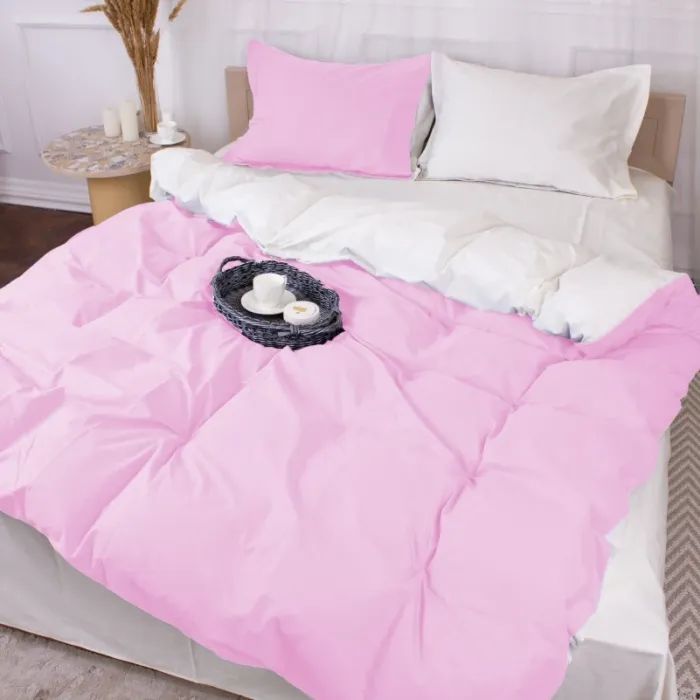 Постельное белье MirSon Poplin Line 002 + 018 Abegail 110x140 Фото