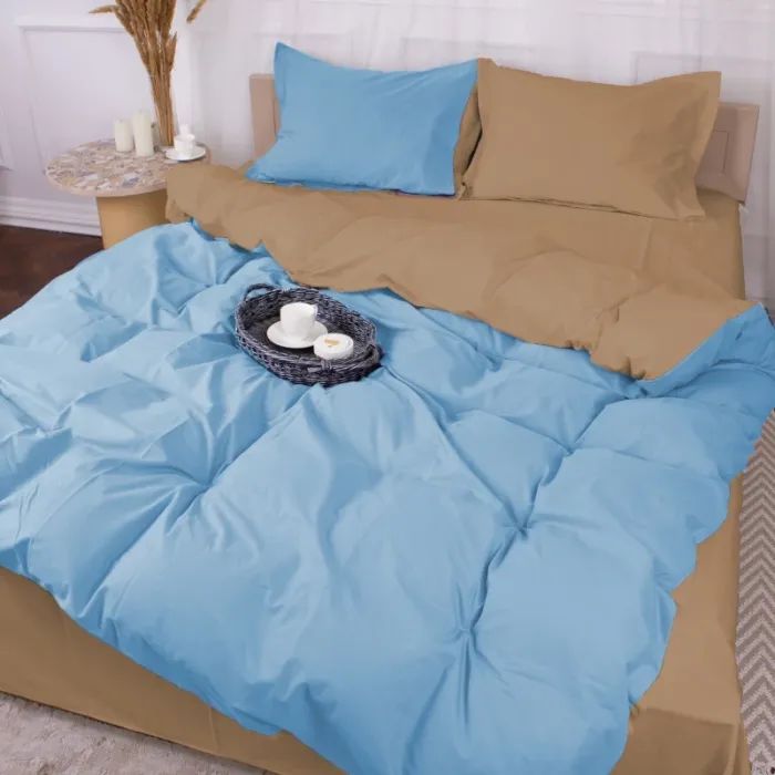 Постельное белье MirSon Poplin Line 015 + 067 Kimberly 110x140 Фото