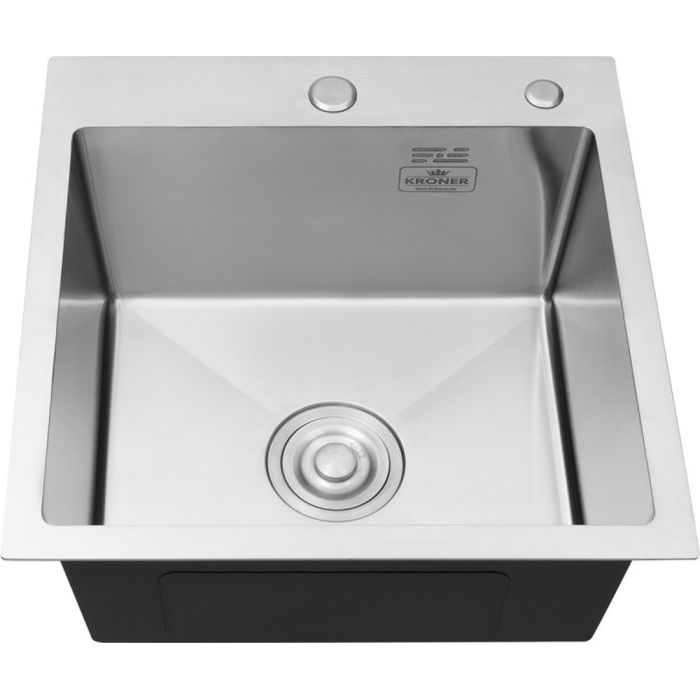 Мойка кухонная Kroner Gebürstet-4545HM Фото