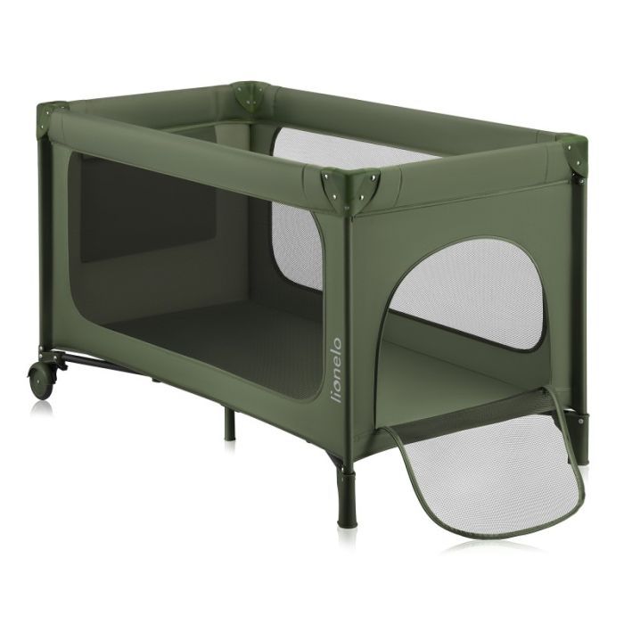 Детский манеж Lionelo JASMIN EASY FOLD GREEN OLIVE Фото 1